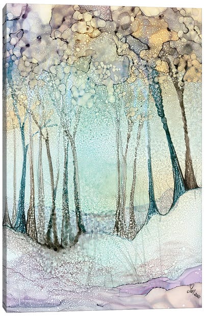 The Blizzard Canvas Art Print - Jan Matthews