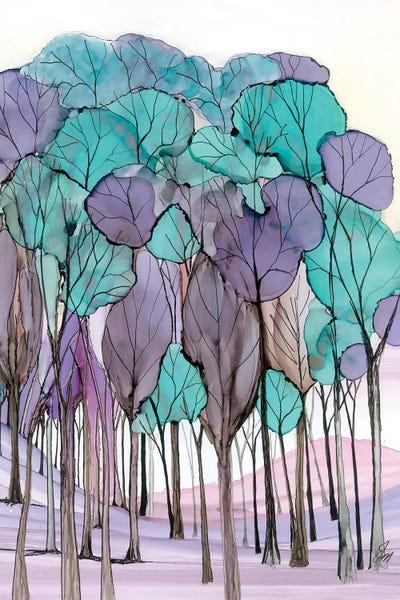 Jan Matthews: Semi Abstract Trees by Jan Matthews