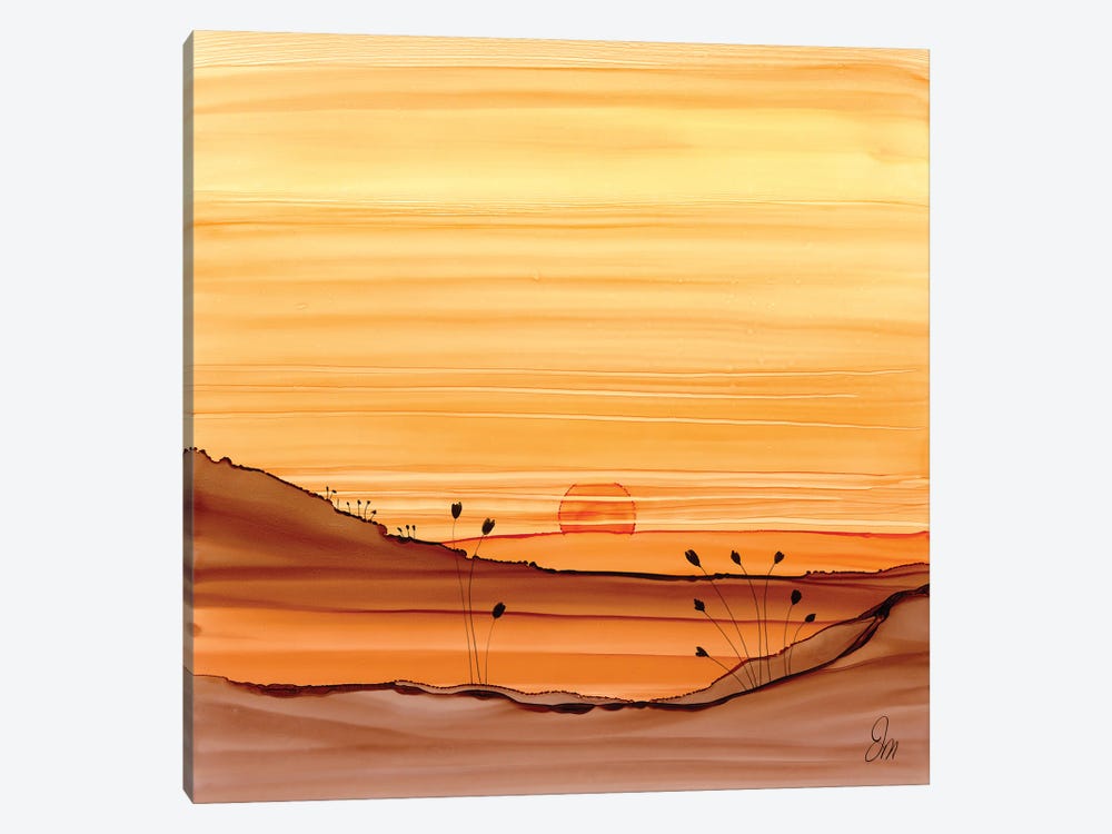 Warming Sunset by Jan Matthews 1-piece Canvas Art