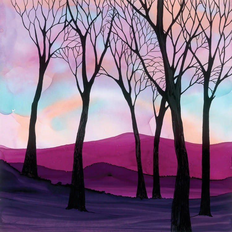 Wild Heather by Jan Matthews wall art