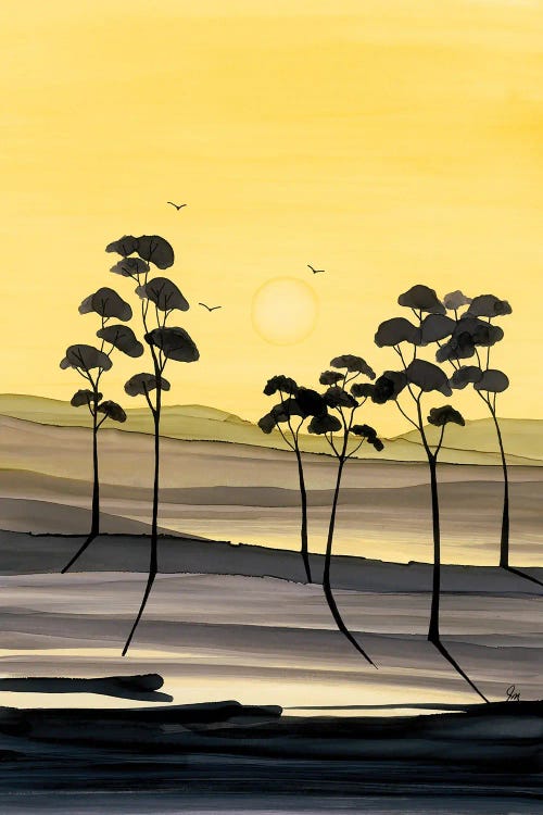 Yellow Hues by Jan Matthews wall art