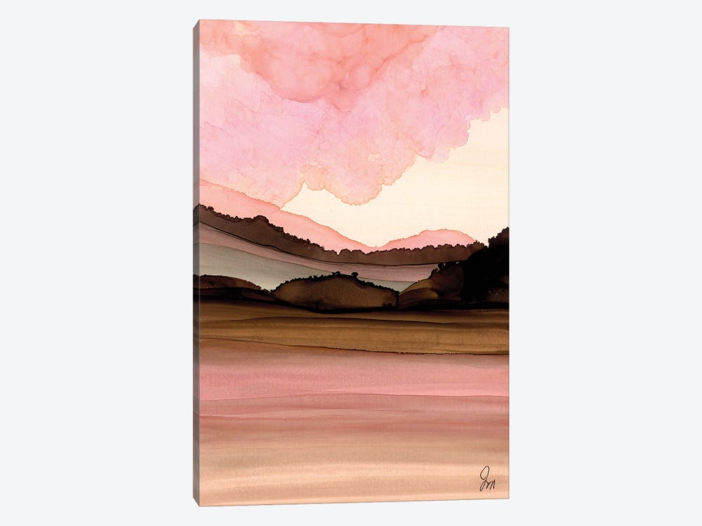 Pink Hues by Jan Matthews 1-piece Canvas Art Print