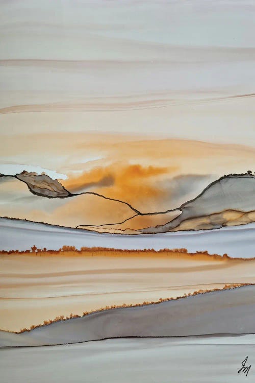 Sunset Orange by Jan Matthews wall art