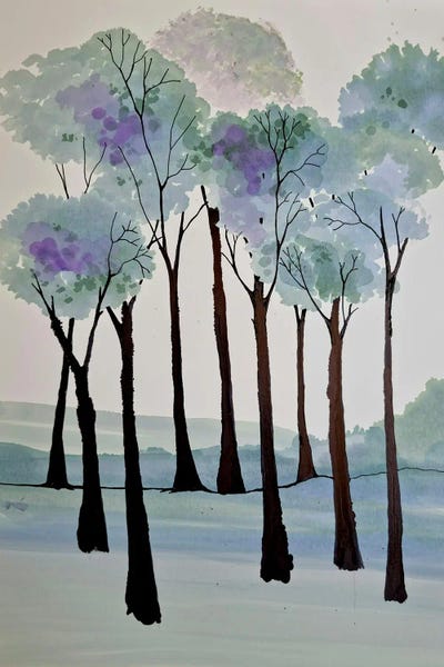Minimalist Trees by Jan Matthews gallery poster