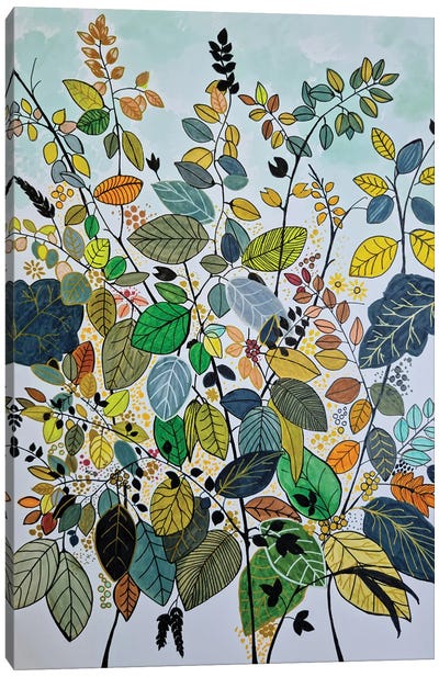 The Herb Garden Canvas Art Print - Jan Matthews