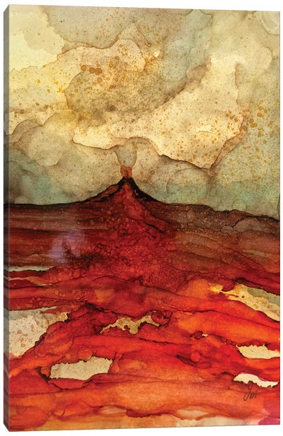 Eruption Canvas Art Print - Jan Matthews