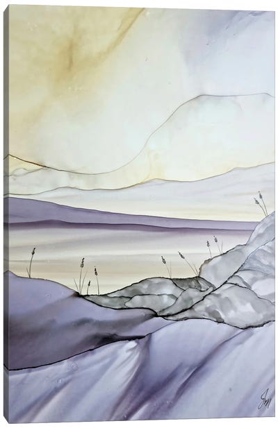 Grey Canvas Art Print - Jan Matthews