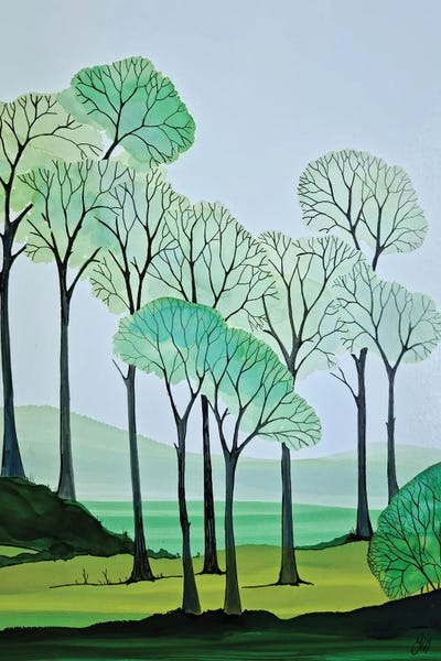 Summer Green by Jan Matthews canvas print