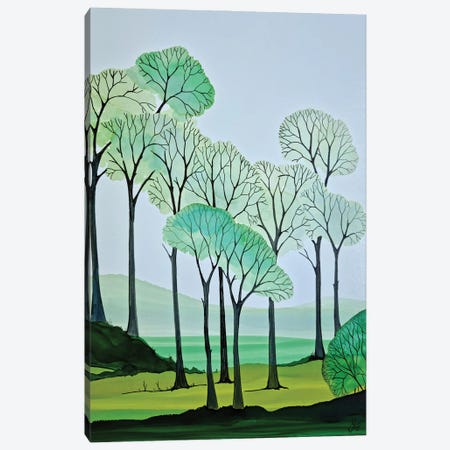 Summer Green Canvas Print #JMW94} by Jan Matthews Canvas Wall Art