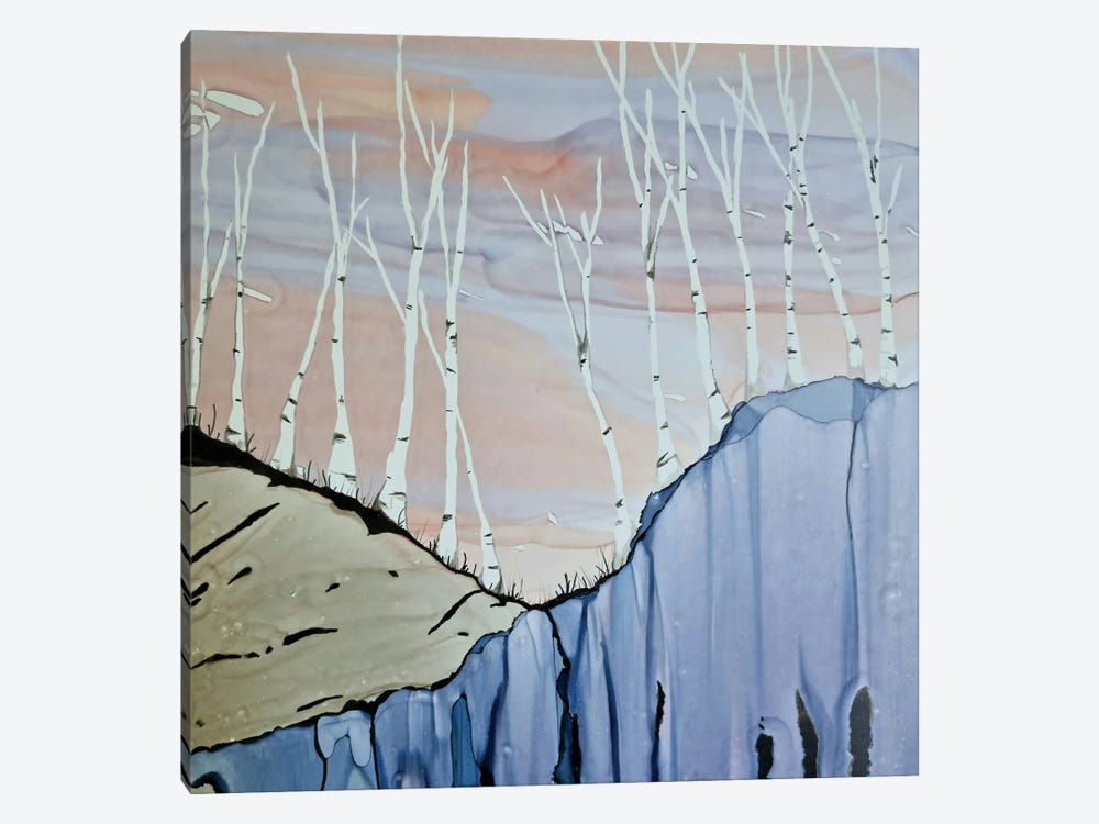 Silver Birch by Jan Matthews 1-piece Canvas Artwork