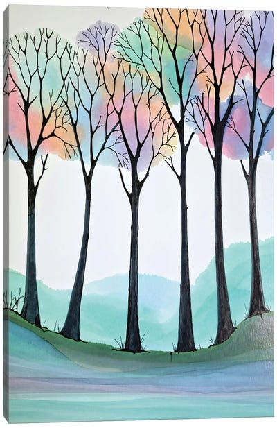Treescape Canvas Art Print - Jan Matthews