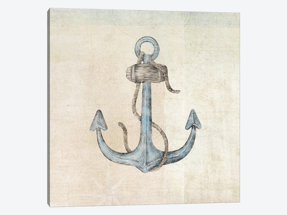 Anchor - Square by JMB Design 1-piece Canvas Print