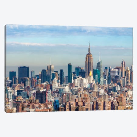 Aerial View Of Midtown Manhattan With Empire State Building, New York City, Usa Canvas Print #JNB1003} by Jan Becke Canvas Wall Art