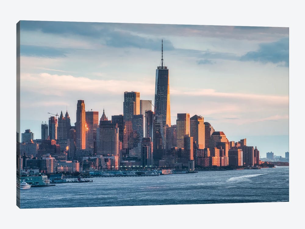 Lower Manhattan Skyline With One World Trade Center, New York City by Jan Becke 1-piece Canvas Art