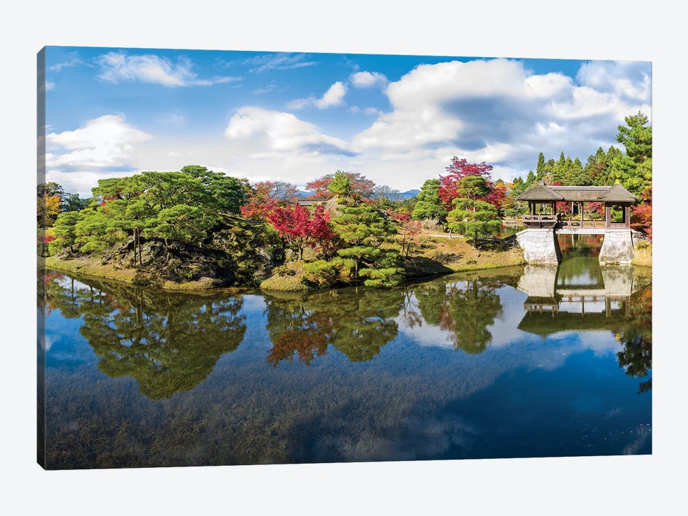 Shugakuin Imperial Villa In Kyoto by Jan Becke 1-piece Canvas Artwork