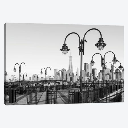 Manhattan Skyline With One World Trade Center Seen From Liberty State Park Canvas Print #JNB1039} by Jan Becke Canvas Art Print