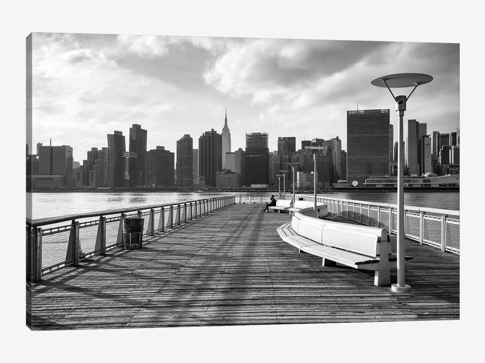 Gantry Plaza State Park In Queens, New York City, Usa by Jan Becke 1-piece Canvas Print