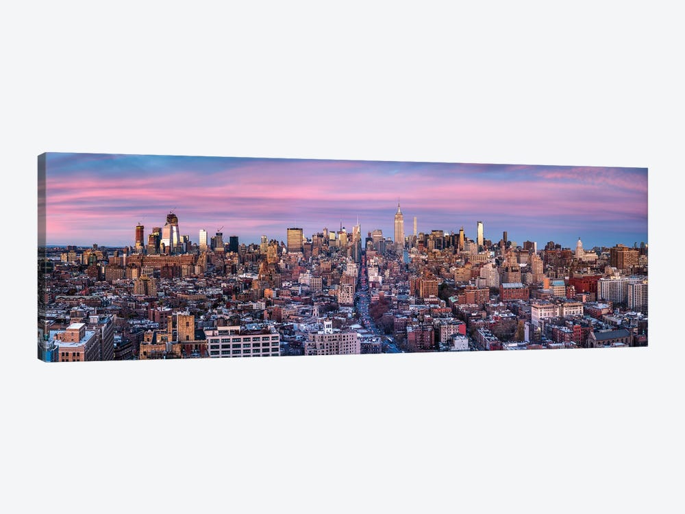 Panoramic View Of Manhattan, New York City, Usa by Jan Becke 1-piece Canvas Art