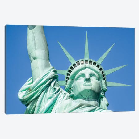 Statue Of Liberty Canvas Print #JNB105} by Jan Becke Art Print