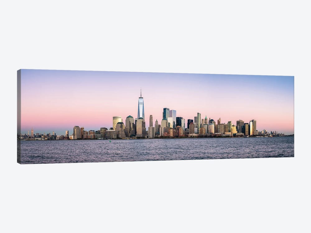 New York City Skyline Panorama With One World Trade Center by Jan Becke 1-piece Canvas Art