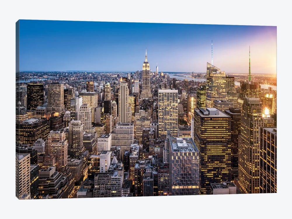 View Of Midtown Manhattan With Empire State Building, New York City, Usa by Jan Becke 1-piece Canvas Wall Art