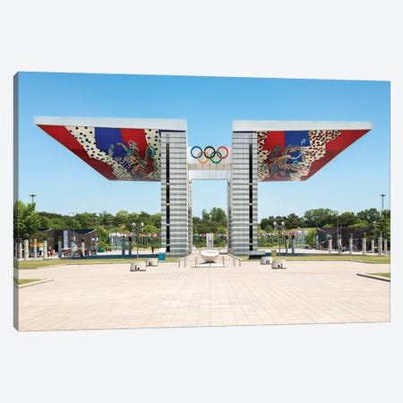 World Peace Gate At The Olympic Park Seoul, South Korea Canvas Print #JNB1094} by Jan Becke Canvas Art