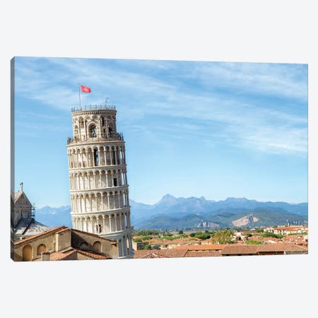 Leaning Tower Of Pisa, Italy Canvas Print #JNB1120} by Jan Becke Canvas Art Print