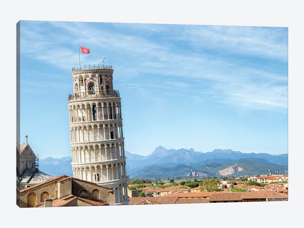 Leaning Tower Of Pisa, Italy by Jan Becke 1-piece Canvas Art Print