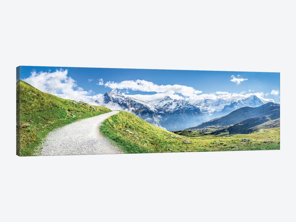 Swiss Alps Near Grindelwald by Jan Becke 1-piece Canvas Art Print