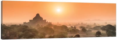 Dhammayangyi Temple At Sunrise, Bagan, Myanmar Canvas Art Print - Old Bagan