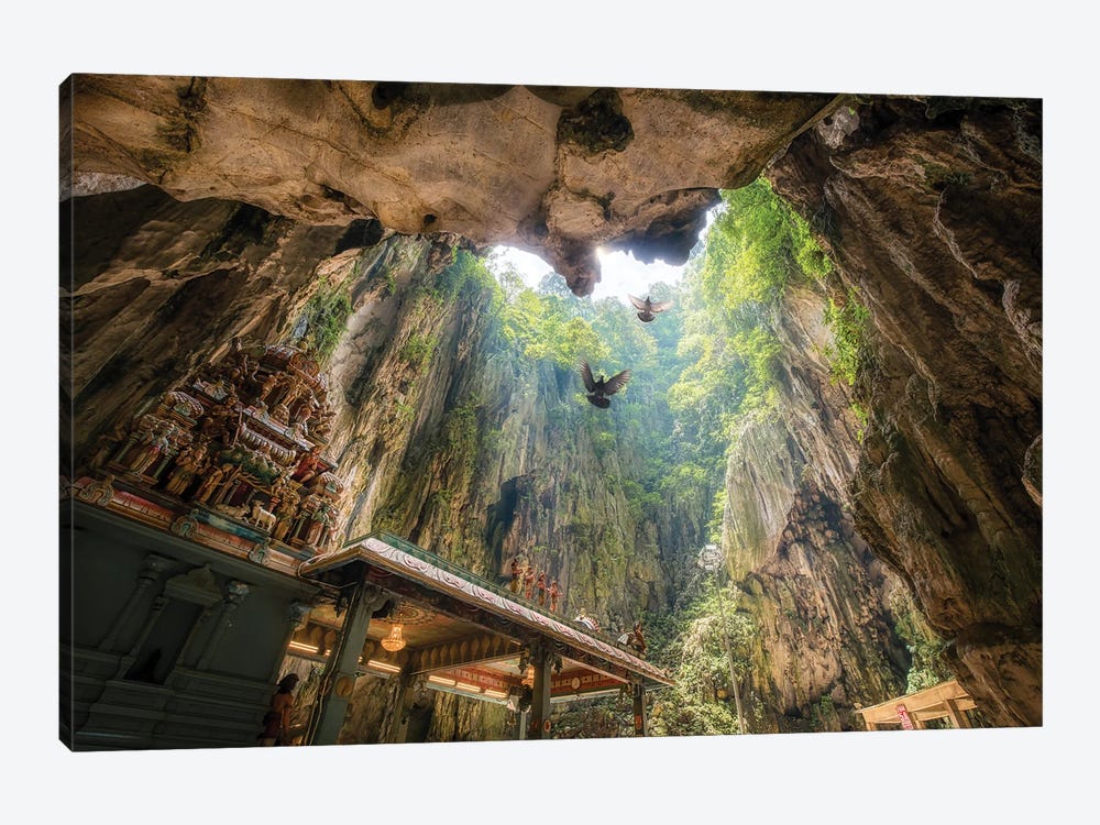 Batu Caves In Kuala Lumpur, Malaysia by Jan Becke 1-piece Canvas Wall Art