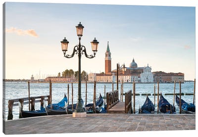 Venice, Italy Canvas Art Print - Canoe Art