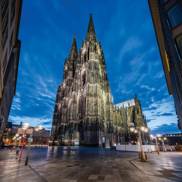 Cologne: Cologne Cathedral At Night by Jan Becke