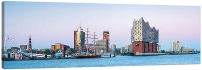 View Of The Elbphilharmonie Concert Hall In The Hafencity Quarter Of Hamburg, Germany Canvas Art Print - Germany Art
