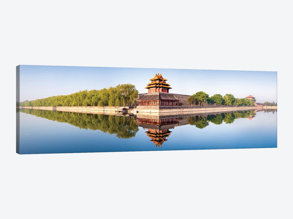 Watchtower Of The Forbidden City In Beijing by Jan Becke 1-piece Art Print