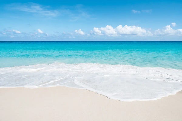 Places: Turquoise Water At Anse Georgette Beach, Praslin, Seychelles by Jan Becke