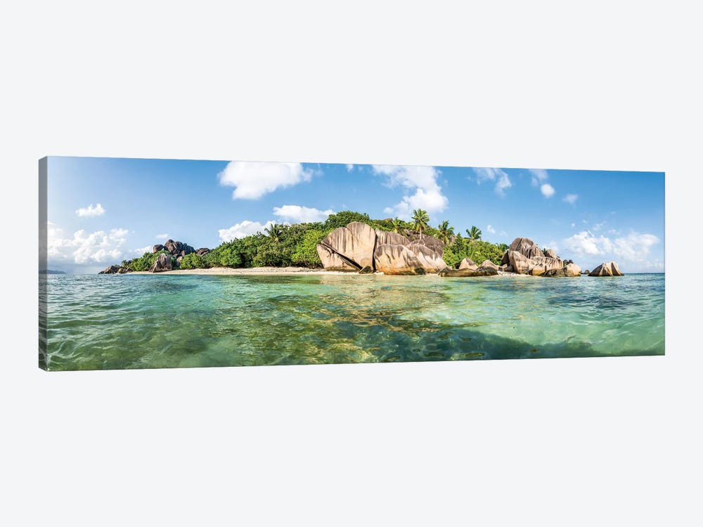 La Digue Island In The Seychelles by Jan Becke 1-piece Canvas Art