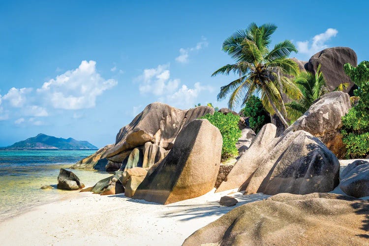 Beach Anse Source D'Argent, La Digue, Seychelles