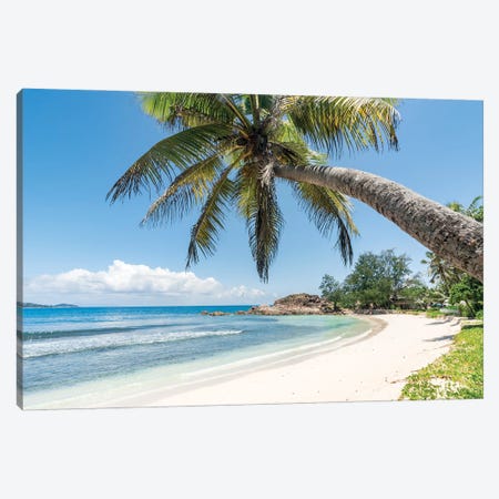 Petite Anse Kerlan Beach, Praslin, Seychelles Canvas Print #JNB1302} by Jan Becke Canvas Print