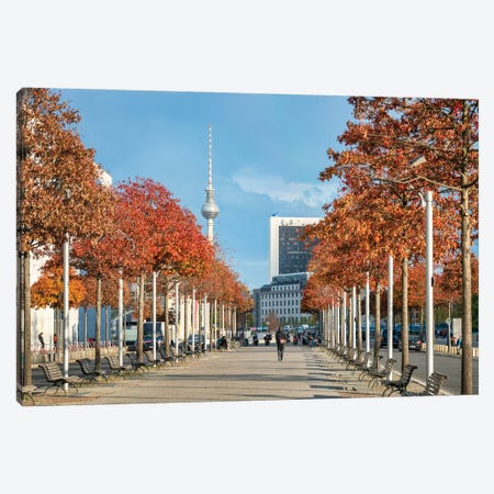 Berlin Government District (Berlin Regierungsviertel) And Paul-Löbe-Allee In Autumn Canvas Print #JNB1325} by Jan Becke Canvas Art