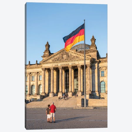 The Reichstag Building (Reichstagsgebäude) In Berlin Is Home Of The National Parliament Of The Federal Republic Of German Canvas Print #JNB1330} by Jan Becke Canvas Art