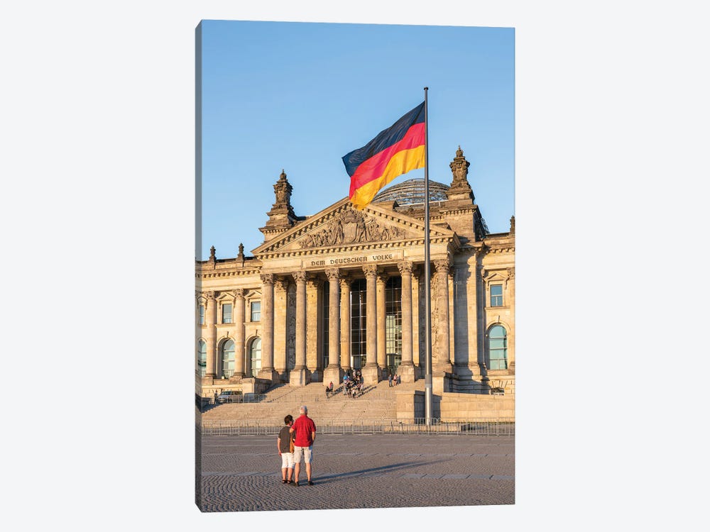 The Reichstag Building (Reichstagsgebäude) In Berlin Is Home Of The National Parliament Of The Federal Republic Of German by Jan Becke 1-piece Art Print