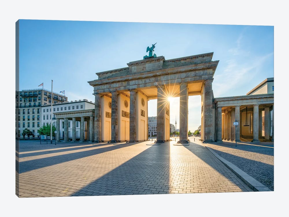 Brandenburg Gate (Brandenburger Tor) In Berlin, Germany by Jan Becke 1-piece Canvas Print