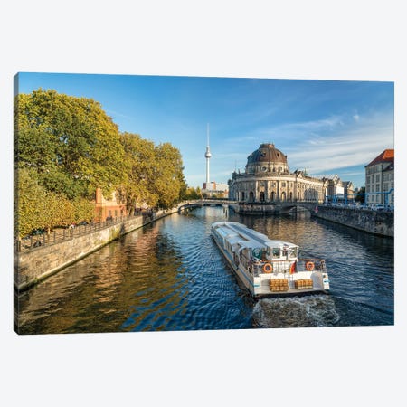 Bode Museum On Museum Island In Autumn, Spree River, Berlin Canvas Print #JNB1357} by Jan Becke Canvas Print
