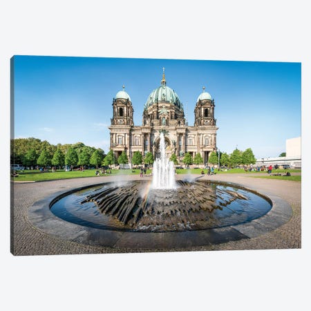 Berlin Cathedral (Berliner Dom) In Summer Canvas Print #JNB1364} by Jan Becke Canvas Wall Art