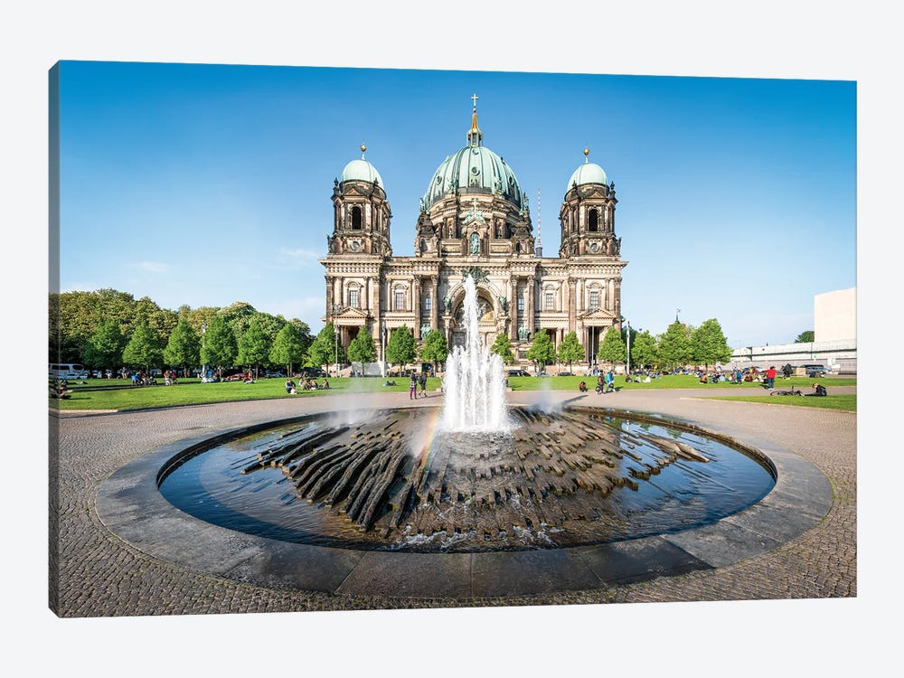 Berlin Cathedral (Berliner Dom) In Summer by Jan Becke 1-piece Canvas Wall Art