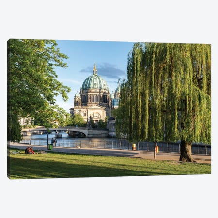 Berlin Cathedral (Berliner Dom) And James-Simon-Park In Summer, Berlin, Germany Canvas Print #JNB1396} by Jan Becke Canvas Print