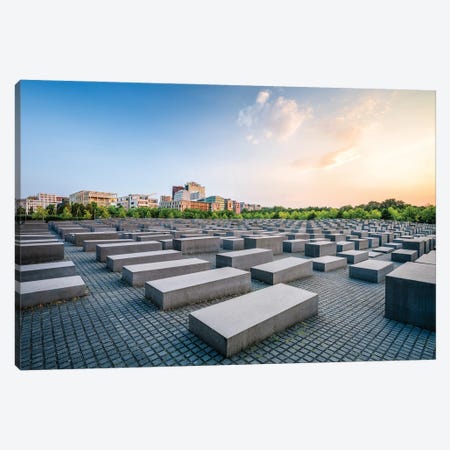 Memorial To The Murdered Jews Of Europe, Berlin Mitte, Germany Canvas Print #JNB1406} by Jan Becke Canvas Art Print