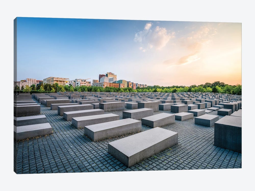 Memorial To The Murdered Jews Of Europe, Berlin Mitte, Germany by Jan Becke 1-piece Canvas Art Print