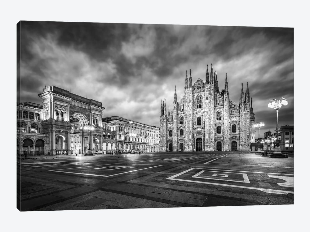 Milan Cathedral (Duomo Di Milano) At The Cathedral Square by Jan Becke 1-piece Canvas Art